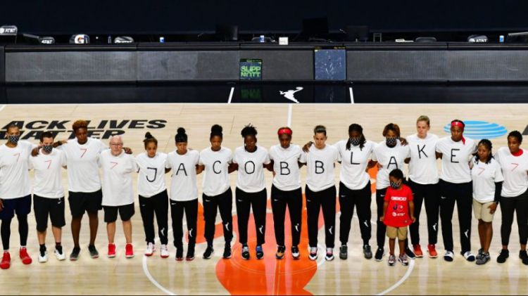WNBA players support Jacob Blake